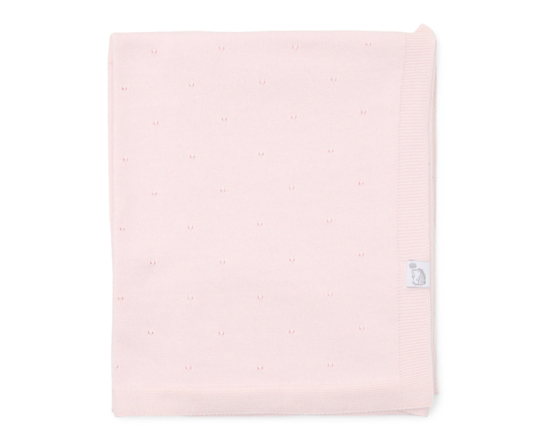 Saint Tropez Katoenen wiegdeken 80x100cm - roze - Poetree Kids