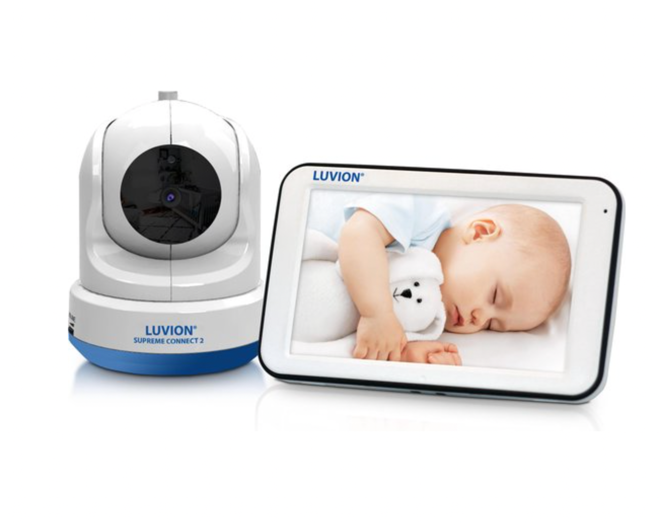 LUVION® Supreme Connect 2 - HD Wifi Babyfoon met Camera én App - Premium Baby Monitor