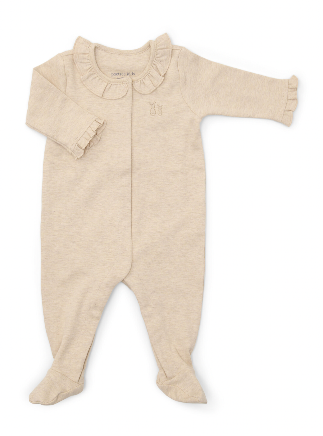 Babypakje Sand met ruffles - 1 maand - Poetree Kids