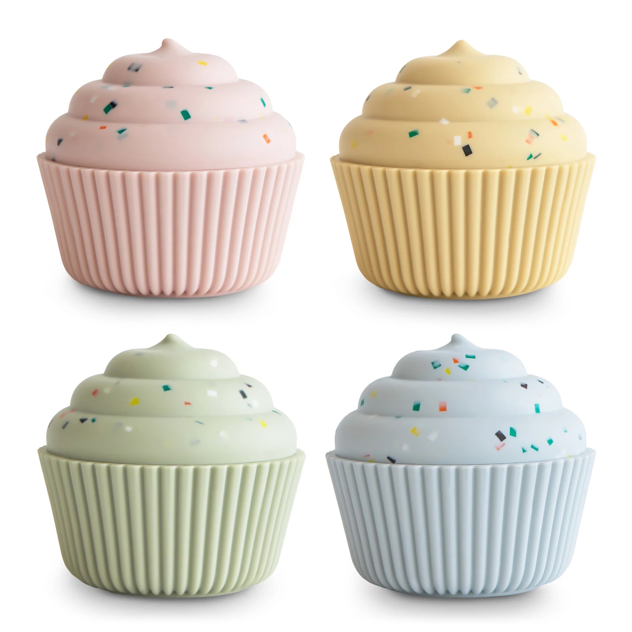 Badspeelgoed Set 4-Pack | Cupcake Toy - Mushie